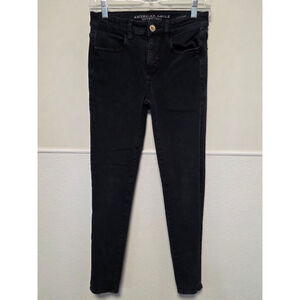 Women's American Eagle‎ Outfitters Hi-Rise Jeggings Black Size 4